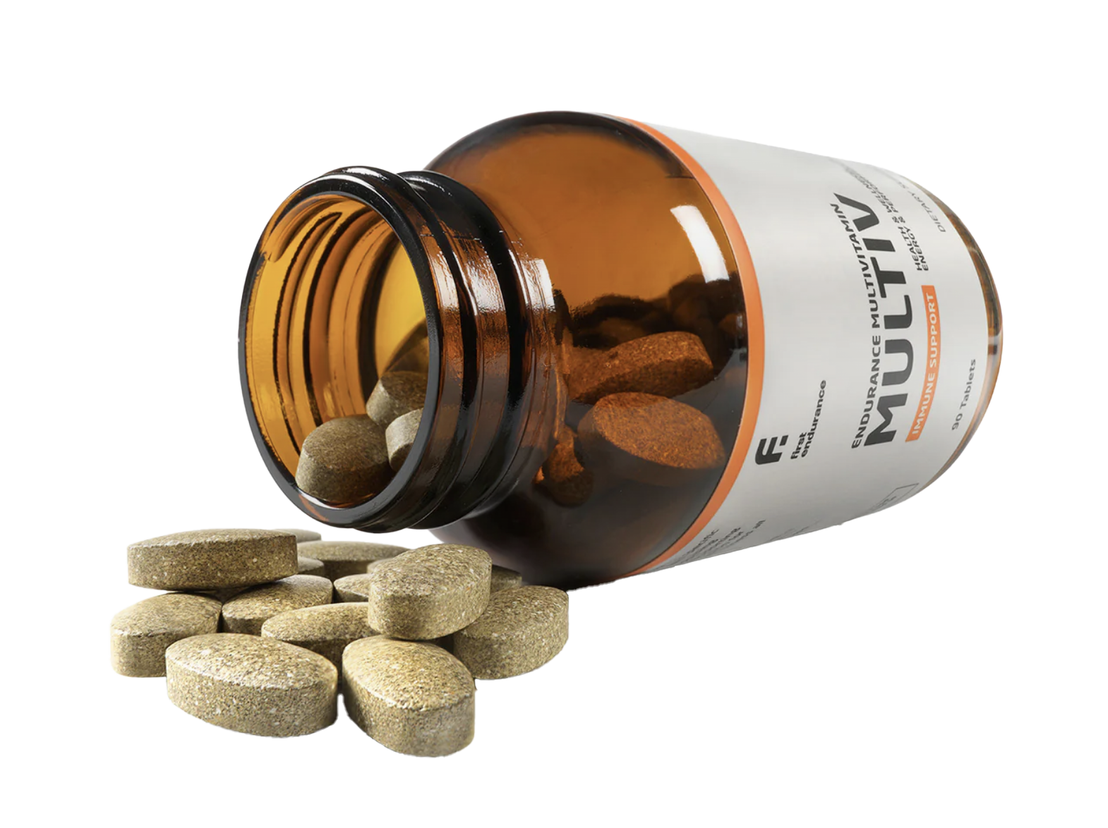 Tablet bottle with loose tablets